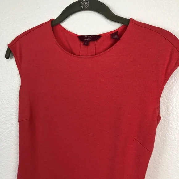 Ted Baker London Coral Harmia Pocket Jersey Dress - Picture 6 of 13